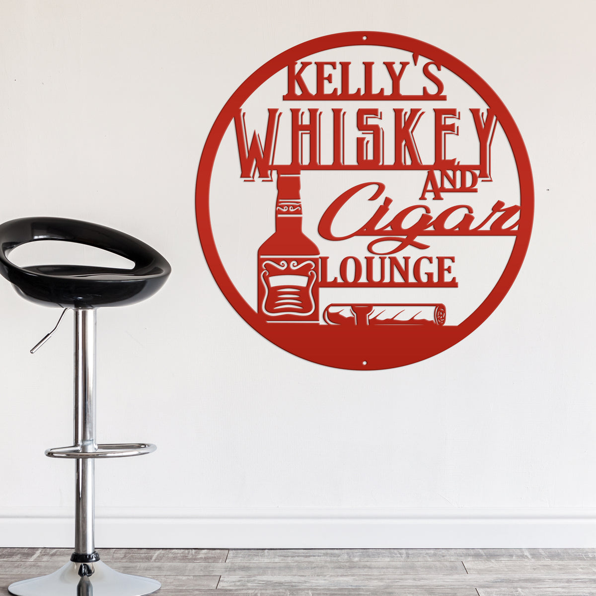 Custom Metal Bar Signs - Whiskey Wall Art - Speed Fabrication