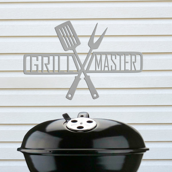 Grill Master Metal Sign Father's Day Gift-Gift for Him-BBQ Sign