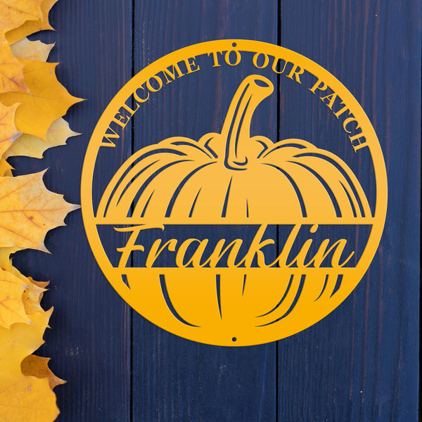 Personalized Fall Pumpkin Welcome Sign, Welcome Sign for the Fall, Welcome Sign Fall, Pumpkin Sign Fall, Fall Pumpkin Welcome Sign, Pumpkin Welcome Sign for Front Door
