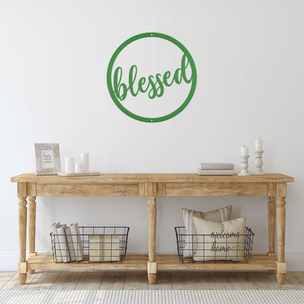 blessed sign wall decor