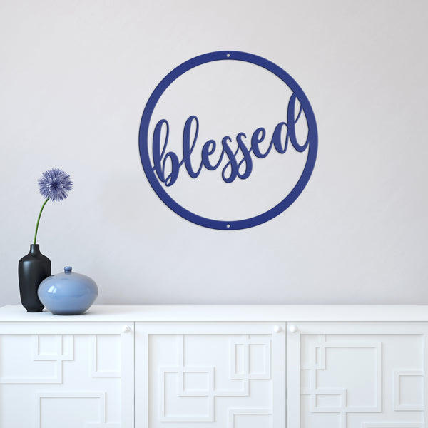 blessed sign wall decor