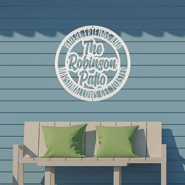 Personalized Funny Patio Sign, Patio-Porch-Lake House-Beach House Metal Sign, Patio Sign Ideas