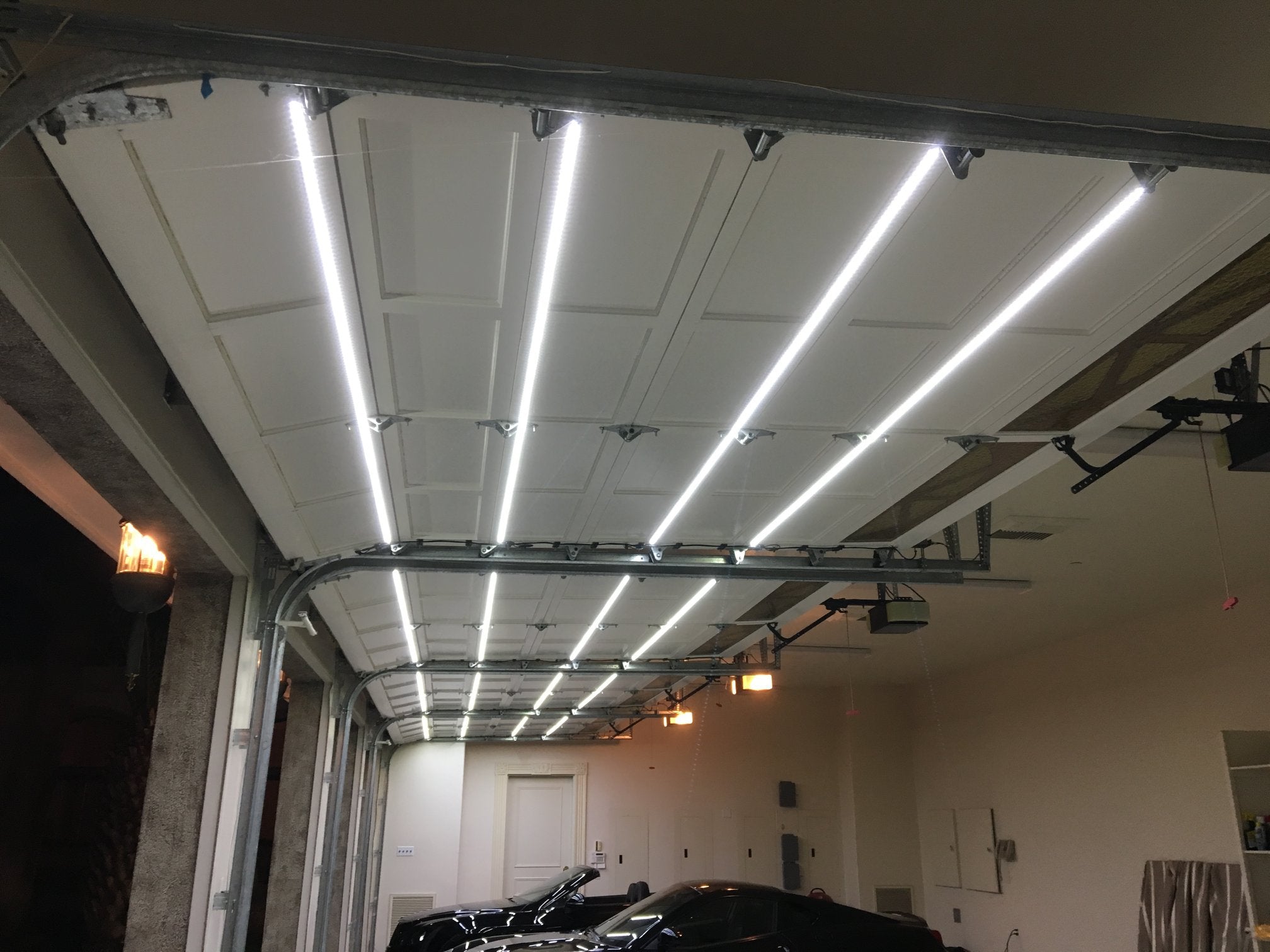 Installation of LED lights in Garage