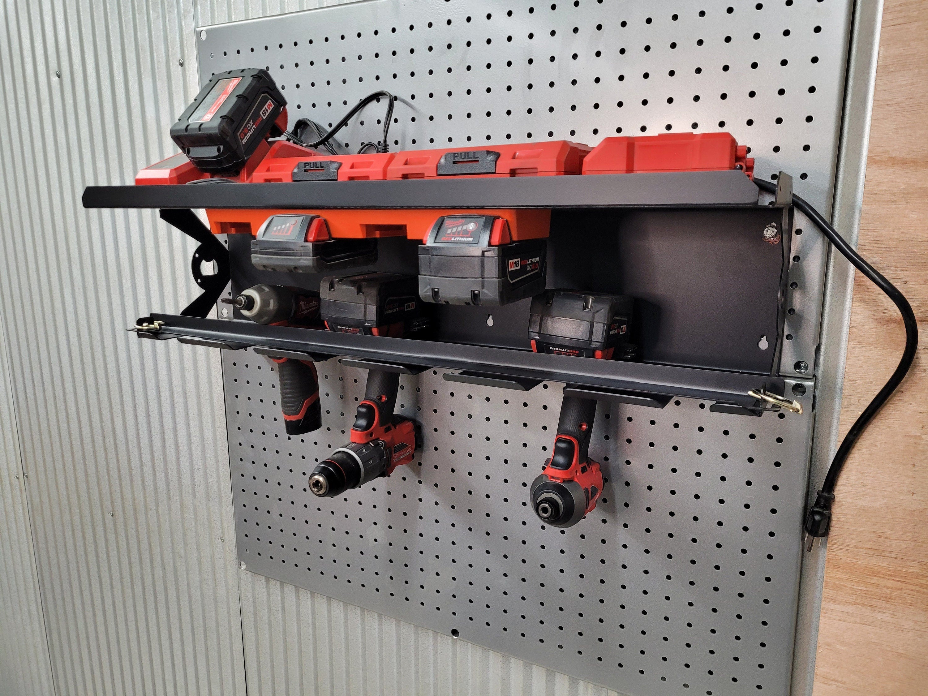 Power Tool Storage Rack - Tool Shelf Organizer - Speed Fabrication